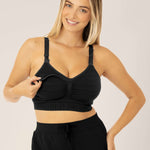 Sublime® Hands-Free Pumping & Nursing Bra | Black Milk & Baby