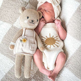 Luna + Luca Mr. Sun Baby Romper Milk & Baby