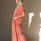 Bella Maxi Dress in Red | Milk & Baby