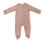 Dusty Rose Bamboo Zipper Milk & Baby