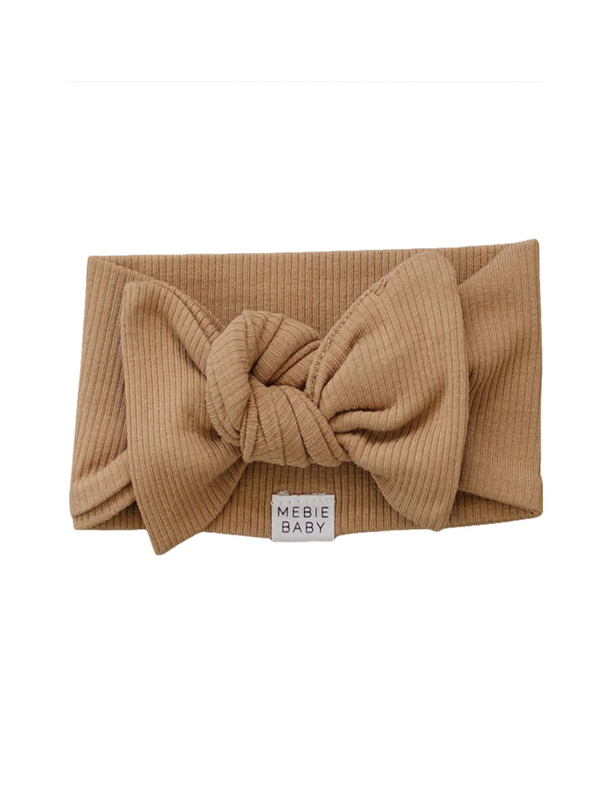 Cafe Organic Cotton Ribbed Head Wrap - milk & baby