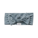 Dusty Blue Bamboo Head Wrap - milk & baby