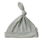 Sage Bamboo Newborn Knot Hat - milk & baby