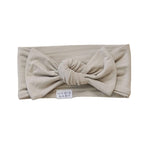 Oatmeal Bamboo Head Wrap - milk & baby