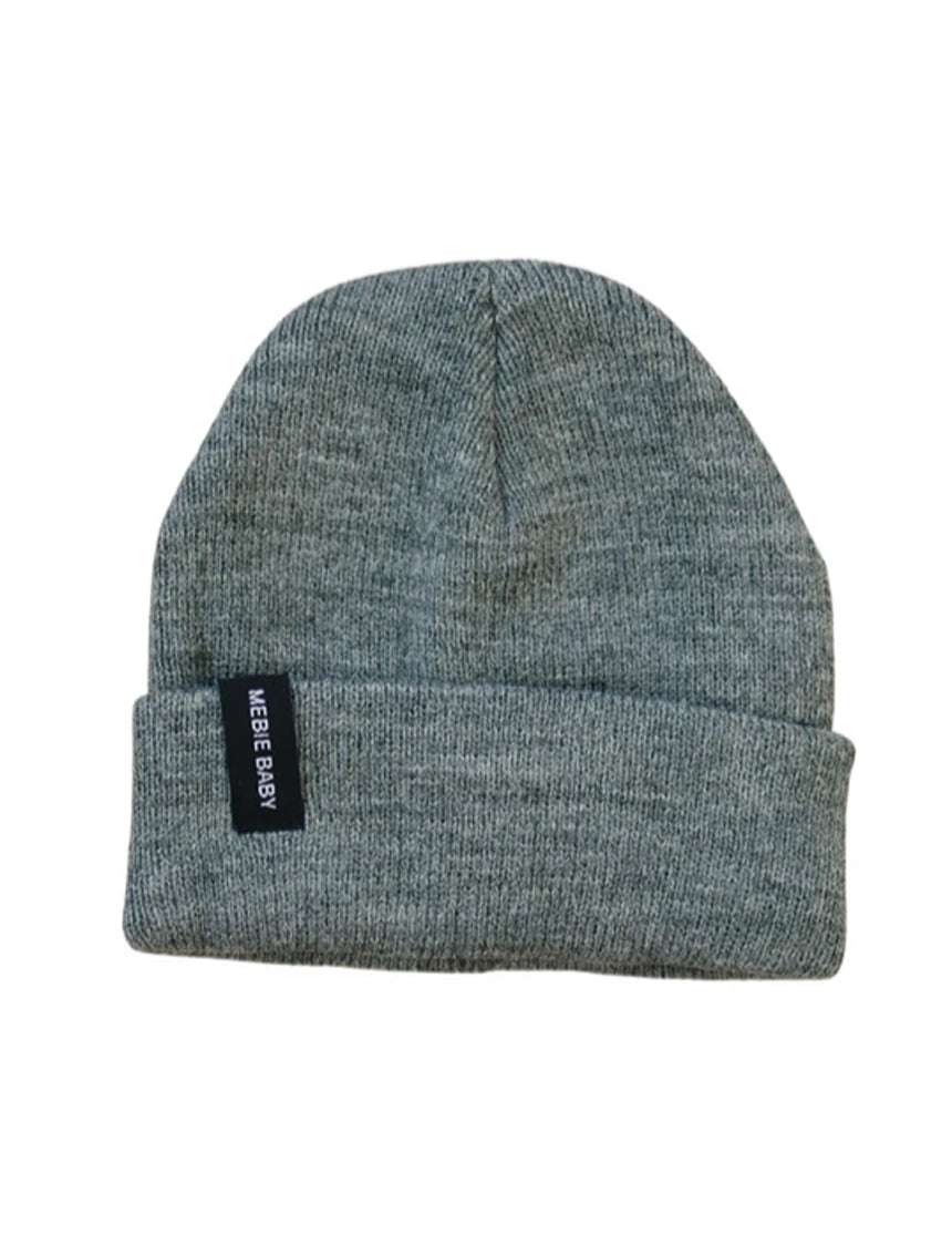 Dark Grey Mebie Baby Beanie Milk & Baby