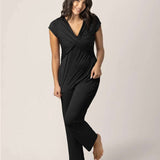 Davy Ultra Soft Maternity & Nursing Pajamas | Black Milk & Baby