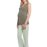 Sage Doodle Analise 5-Piece PJ & Baby Set Milk & Baby