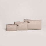 3-piece Pouch Set | Taupe Milk & Baby