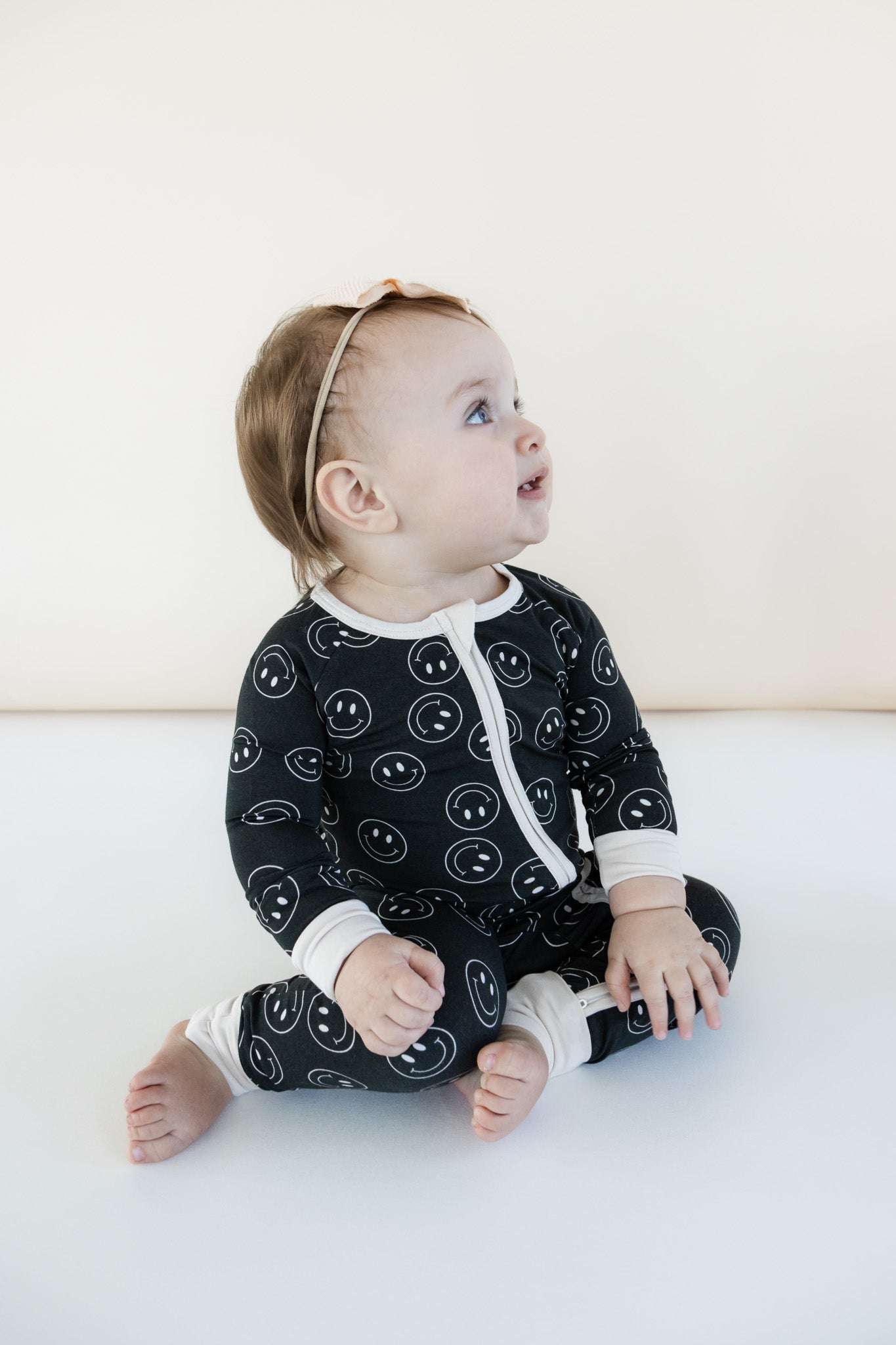 Midnight Smiles Dream Romper Milk & Baby