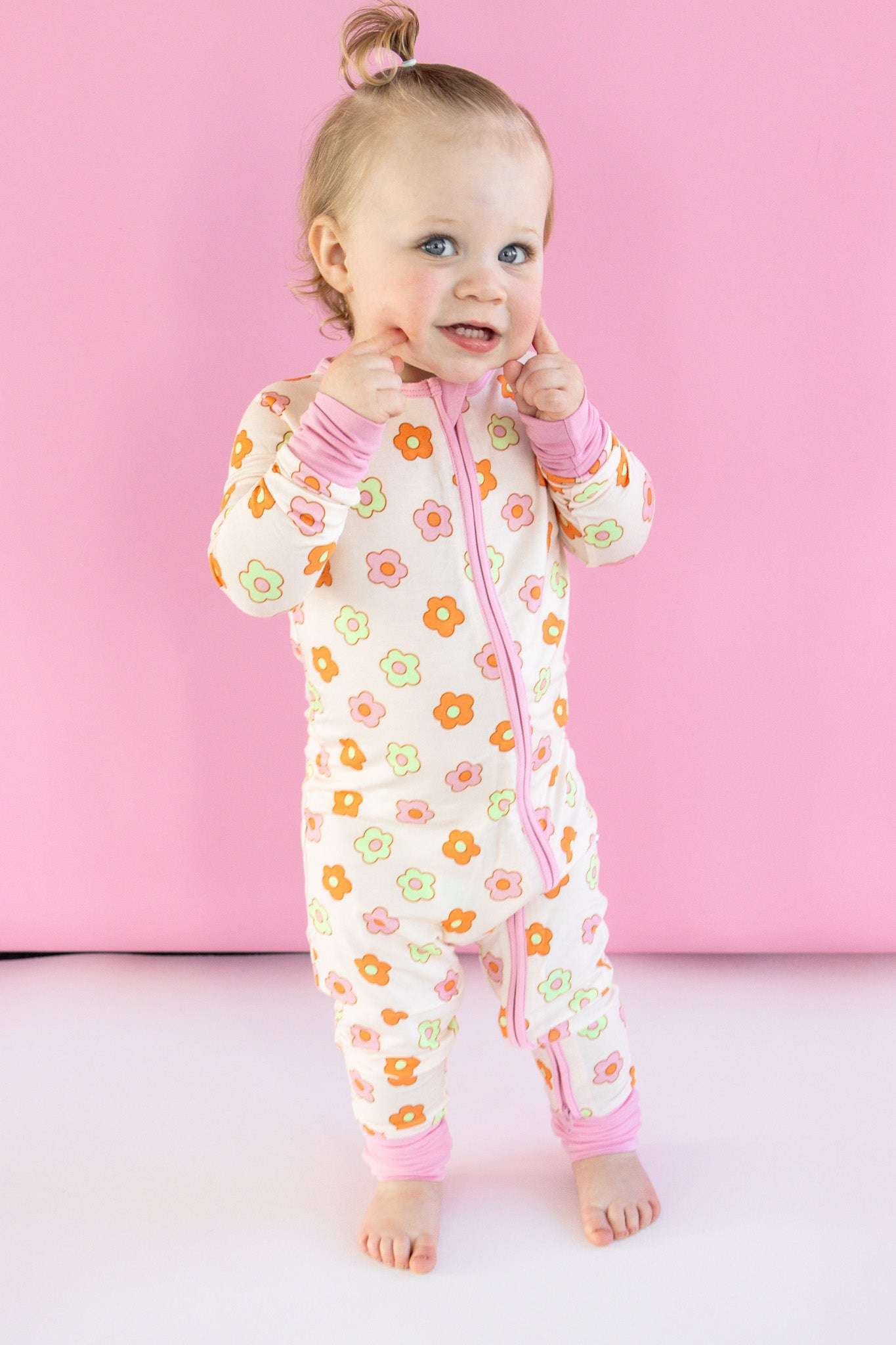 Feel'n Flowerful Dream Baby Romper Milk & Baby