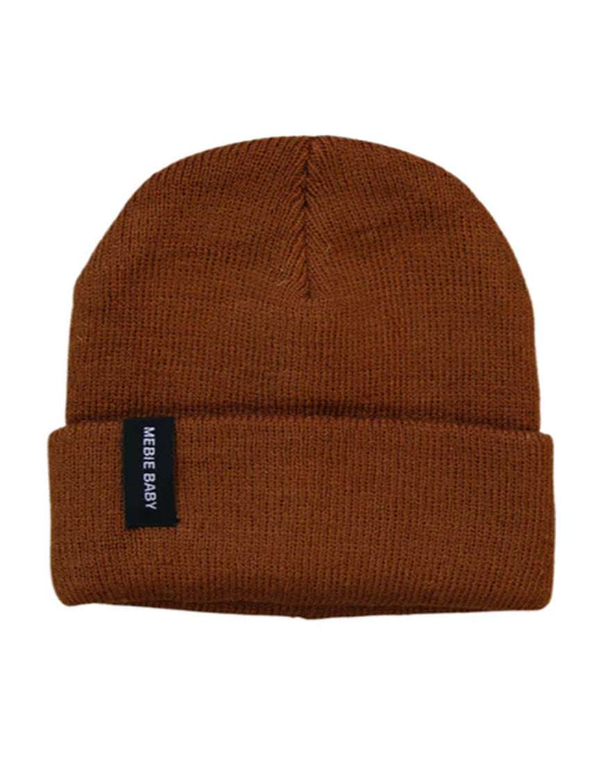 Brown Mebie Baby Beanie Milk & Baby