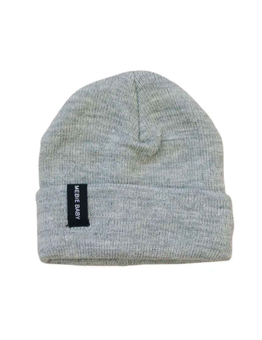 Light Grey Mebie Baby Beanie Milk & Baby