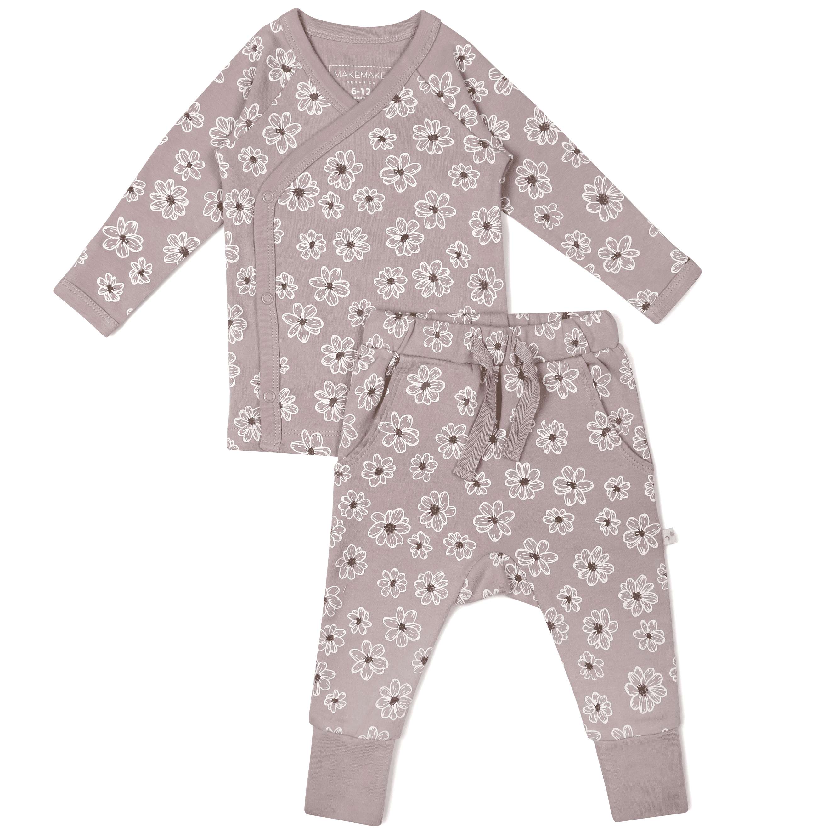 Organic Baby Top & Pants Set | Daisies Milk & Baby