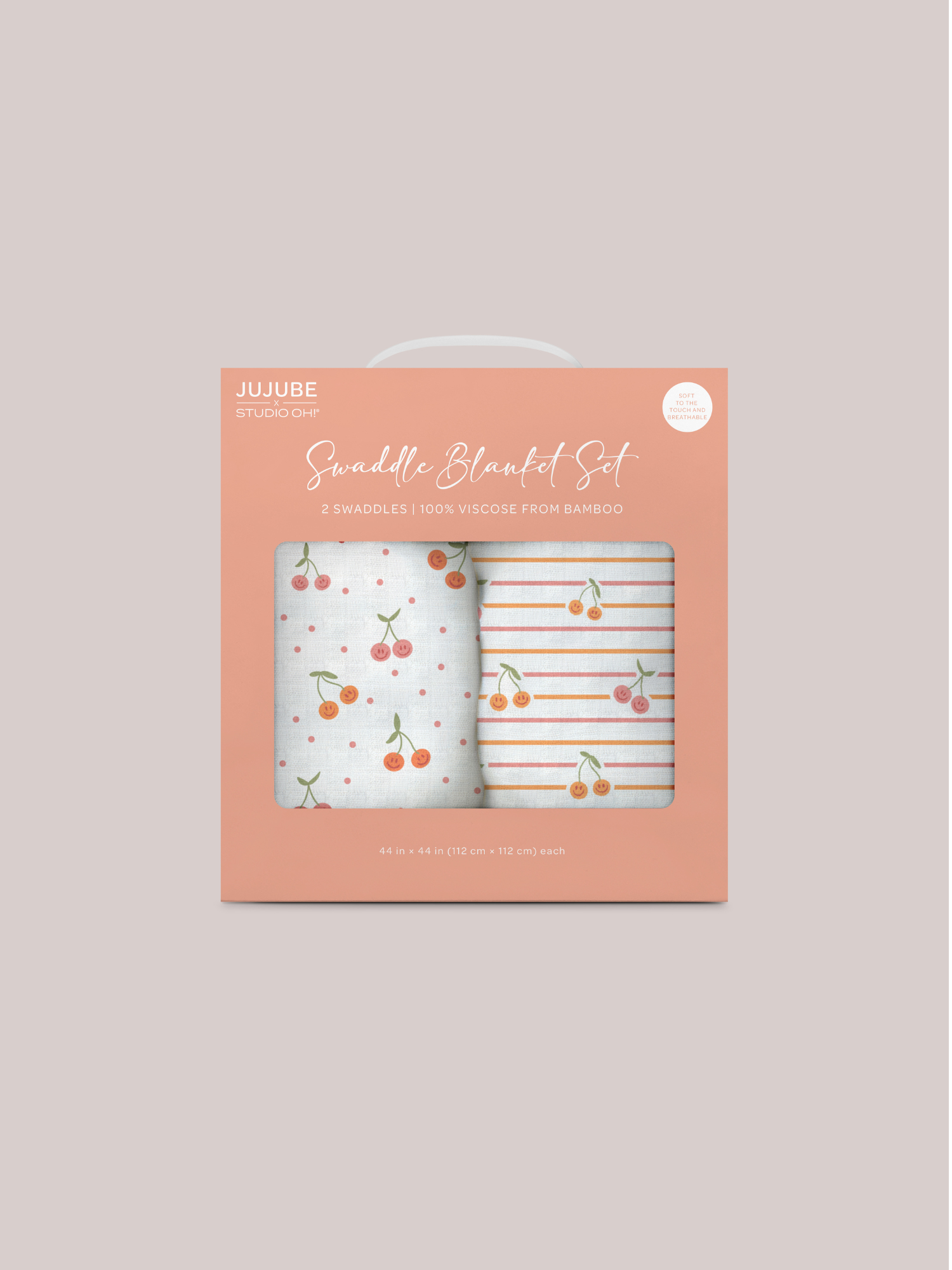 Cherry Cute by Doodle By Meg | Swaddle Blanket Set | Swaddle Blanket Set | Milk & Baby