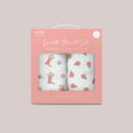 Swaddle Blanket Set | Bloomin' Boot | Milk & Baby