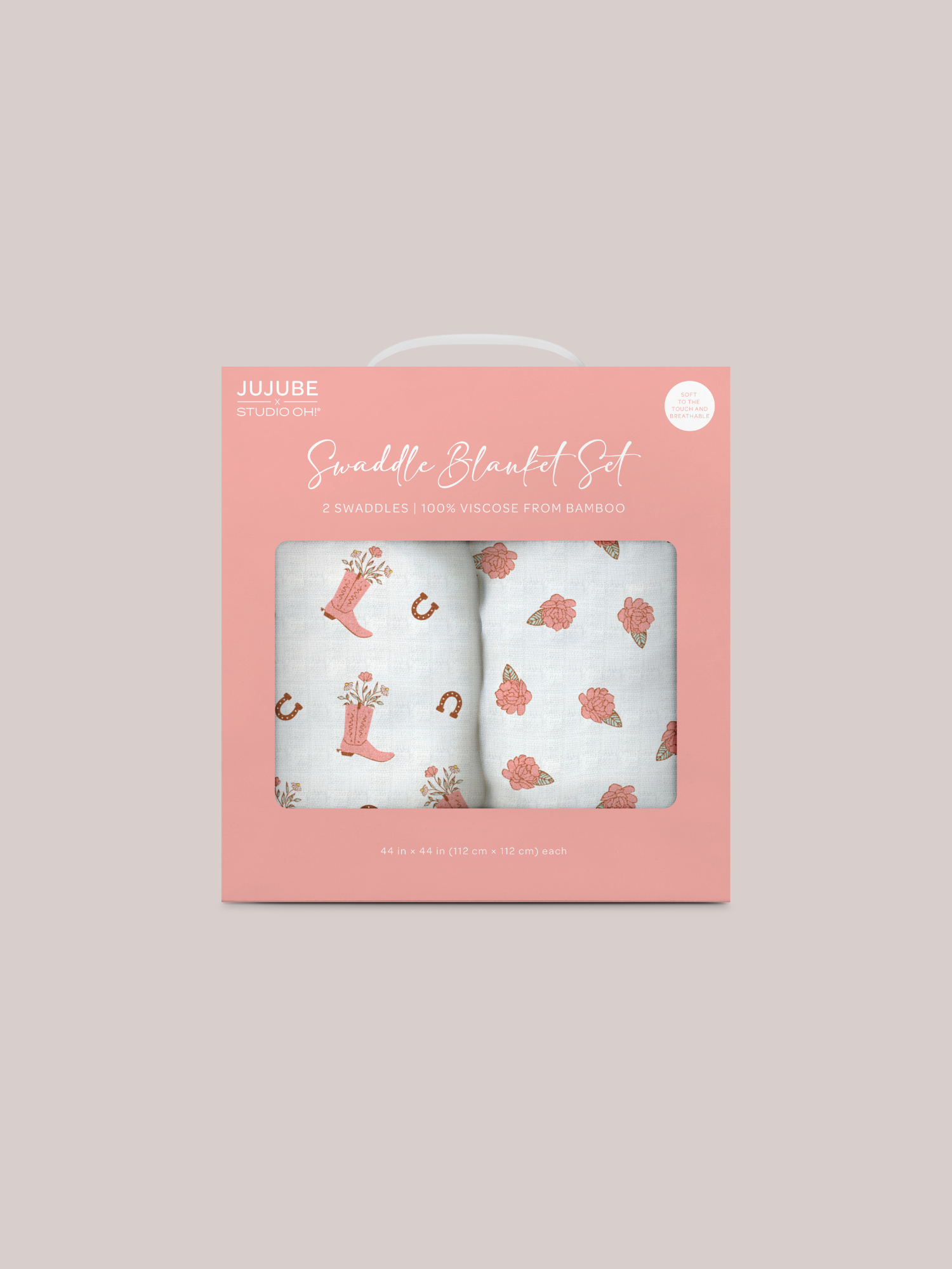 Swaddle Blanket Set | Bloomin' Boot | Milk & Baby