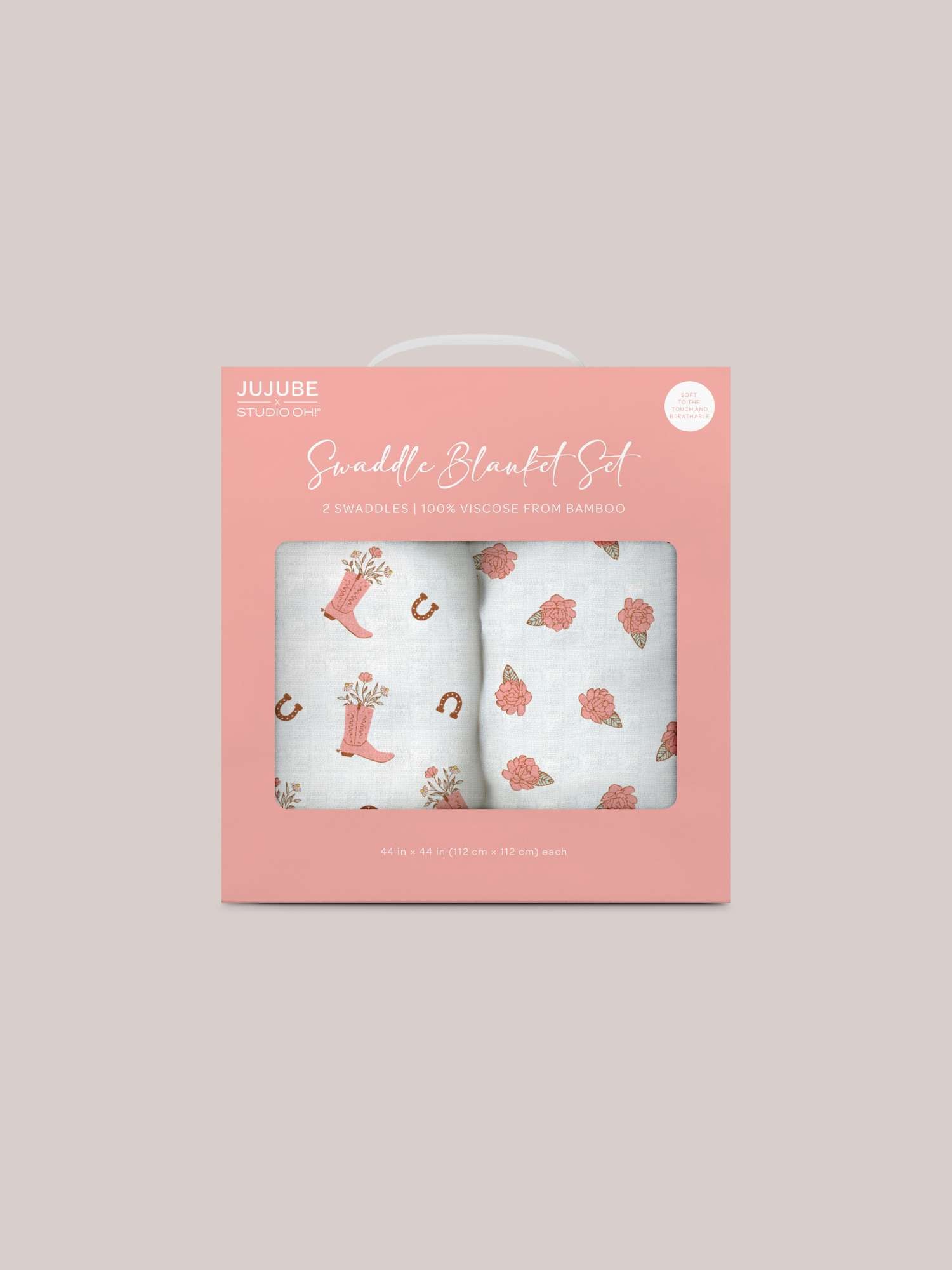 Swaddle Blanket Set | Bloomin' Boot Milk & Baby