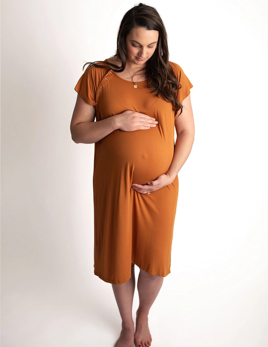 Saddle Labor & Delivery Gown | Milk & Baby