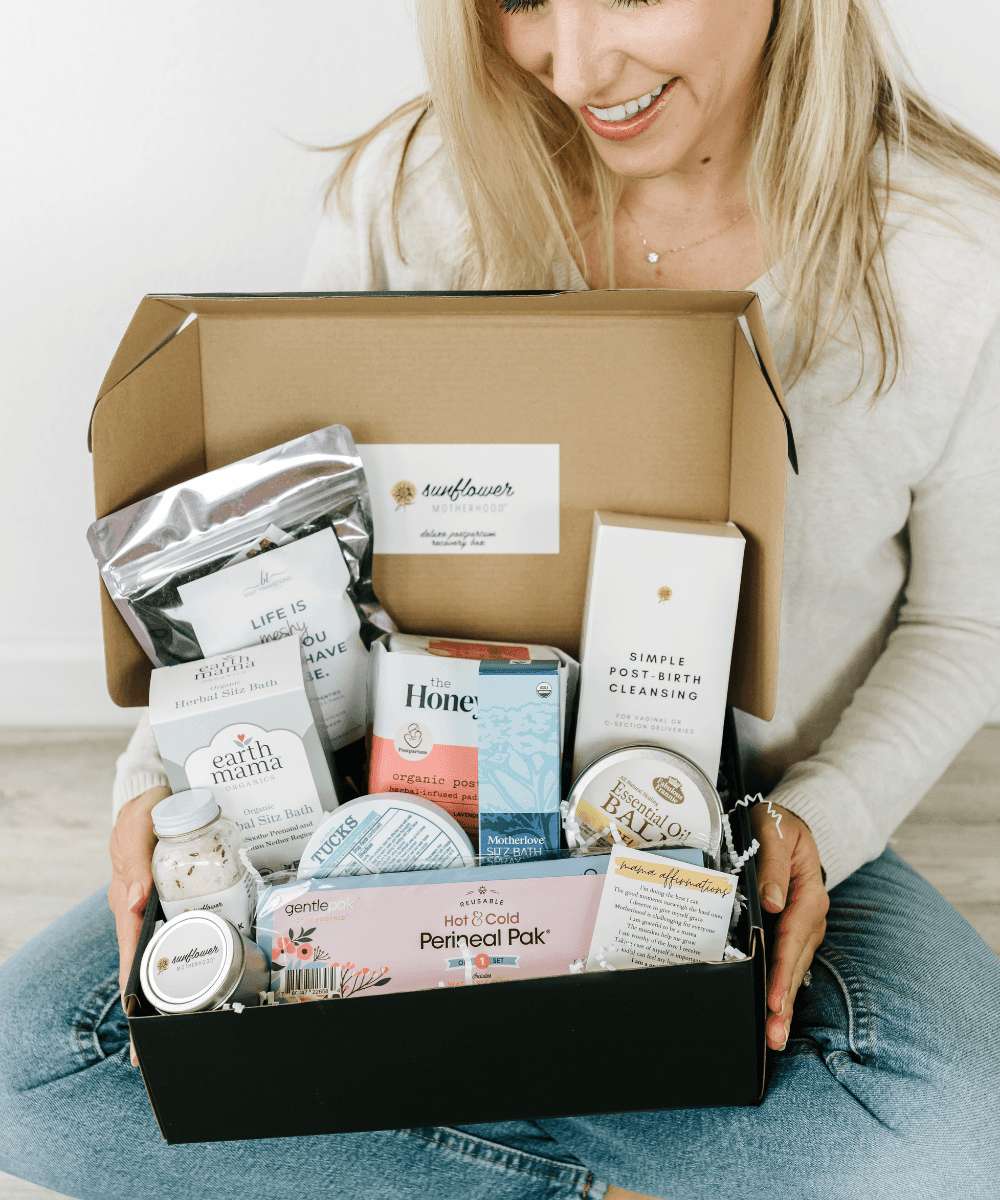 Deluxe Postpartum Recovery Box Milk & Baby