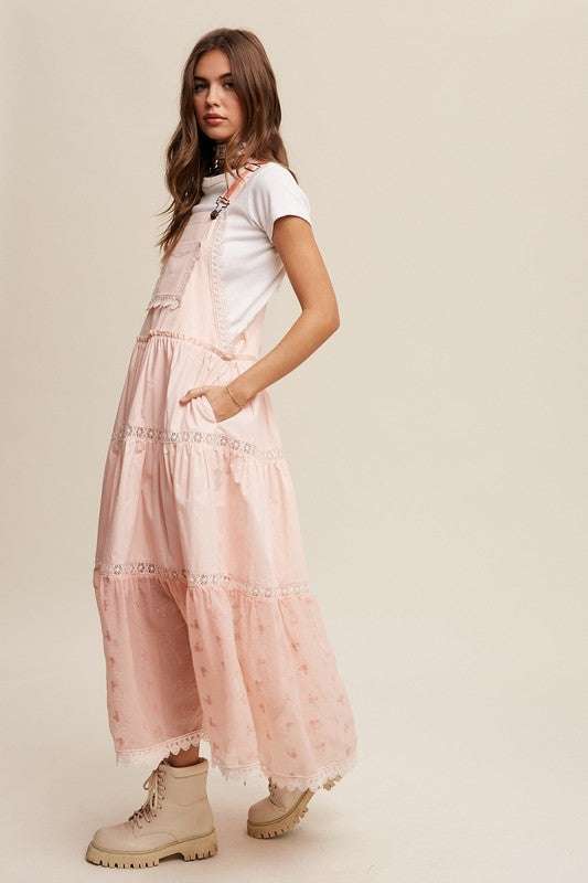 Romantic Overall Maxi Dress | Nursing Friendly Milk & Baby