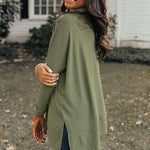 Women Cowl Neck Shift Tunic Top Milk & Baby