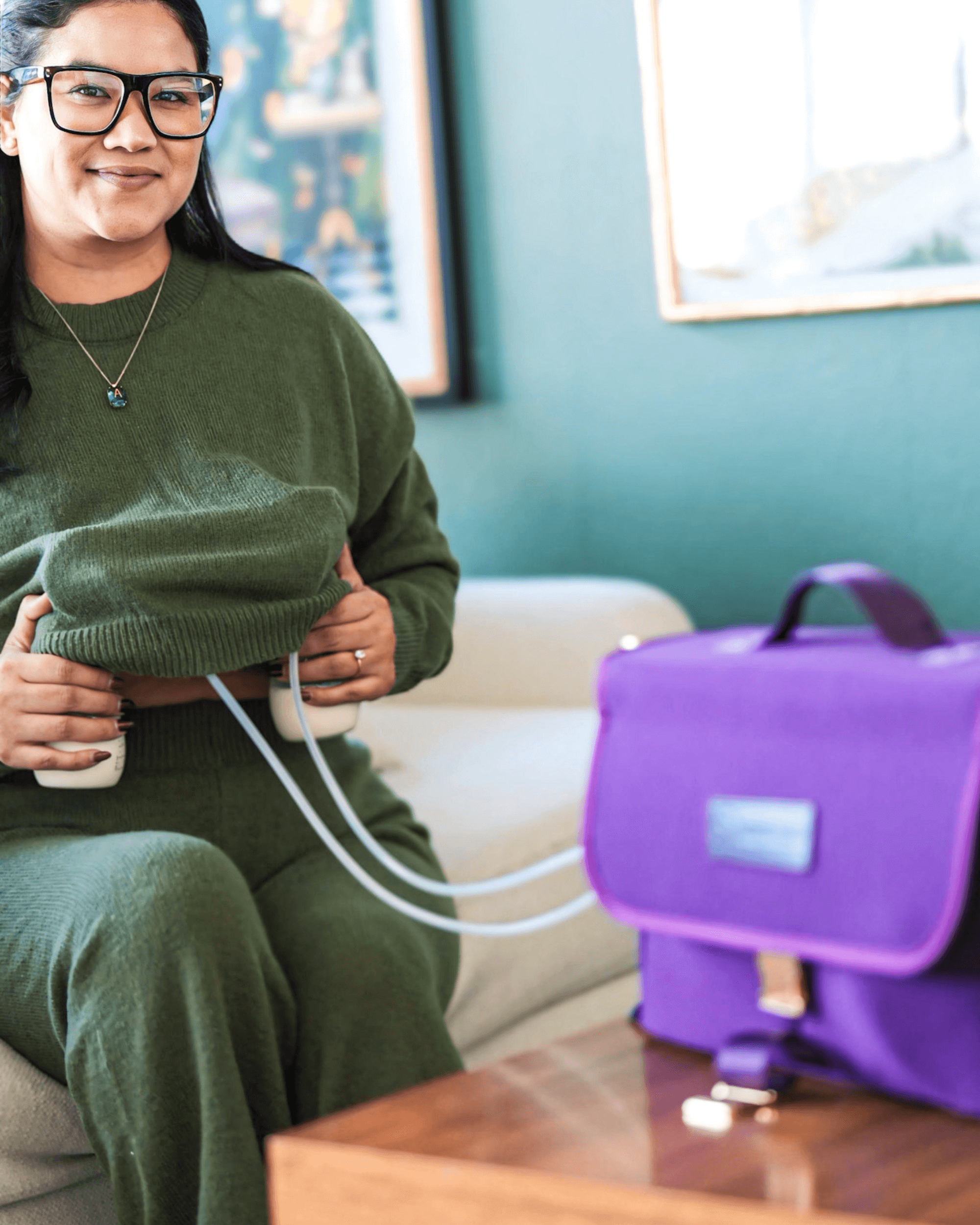 Maddy Caddy Breast Pump Crossbody | Milk & Baby