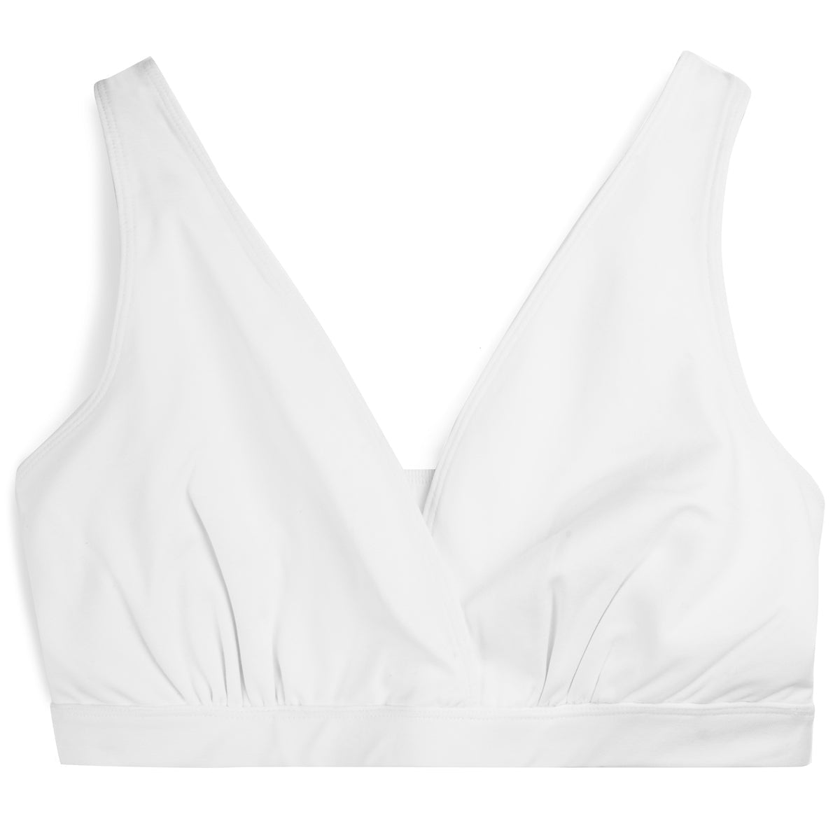 Cross-Front Pull-Over Nursing & Maternity Bralette - Solids