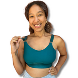 Journey Hands Free Affirmation Pumping Bra (Deep Teal)