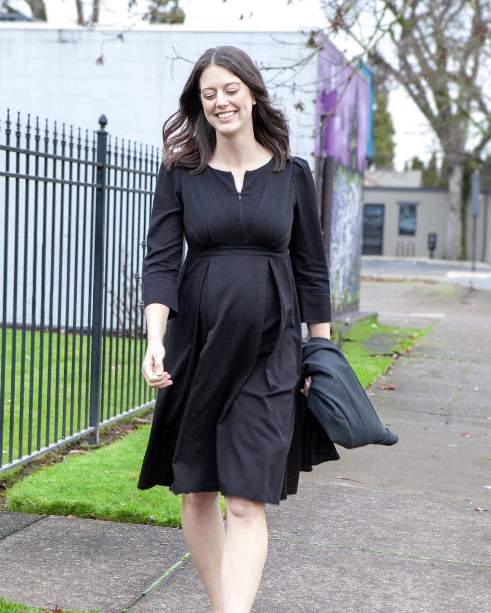 Sarah Empire Maternity & Nursing Dress | Milk & Baby