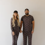 Charcoal Arm Day | Women's Bamboo Pajama | Milk & Baby