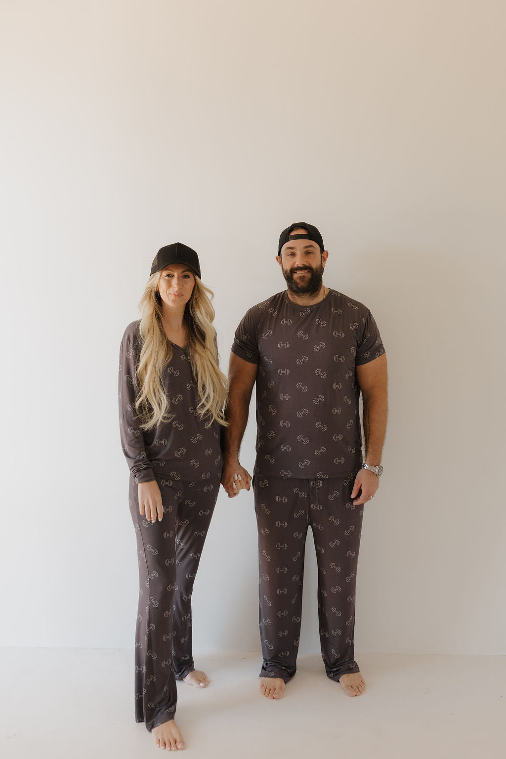 Charcoal Arm Day | Women's Bamboo Pajama | Milk & Baby