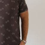 Charcoal Arm Day | Bamboo Men's Short Sleeve Pajama | Milk & Baby