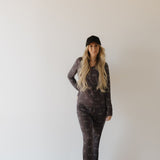 Charcoal Arm Day | Women's Bamboo Pajama | Milk & Baby