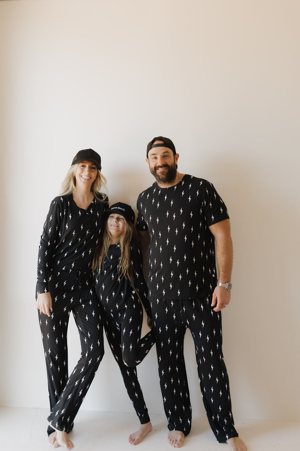 Midnight Lightning Bolt | Women's Bamboo Pajama | Milk & Baby