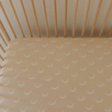 Luna | Bamboo Crib Sheet | Milk & Baby