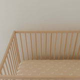 Luna | Bamboo Crib Sheet | Milk & Baby