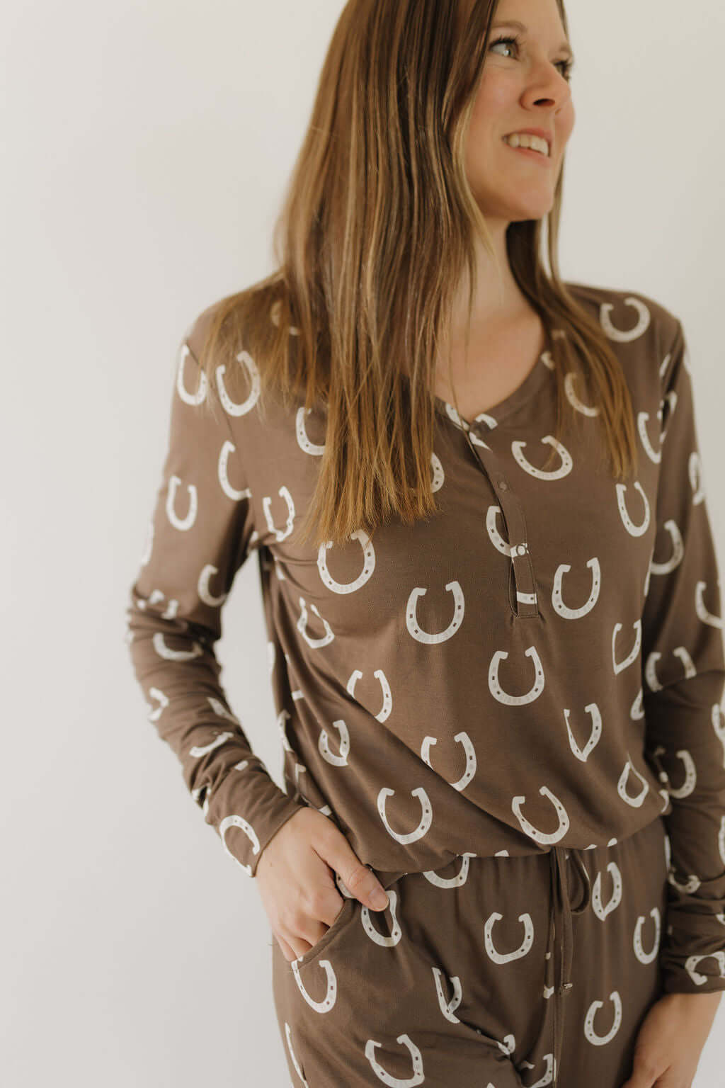 Giddy Up | Women's Bamboo Pajama | Milk & Baby