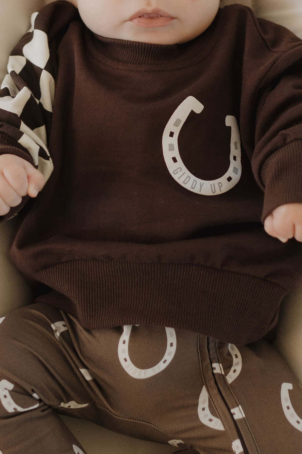 Giddy Up | Child Sweatshirt | Milk & Baby