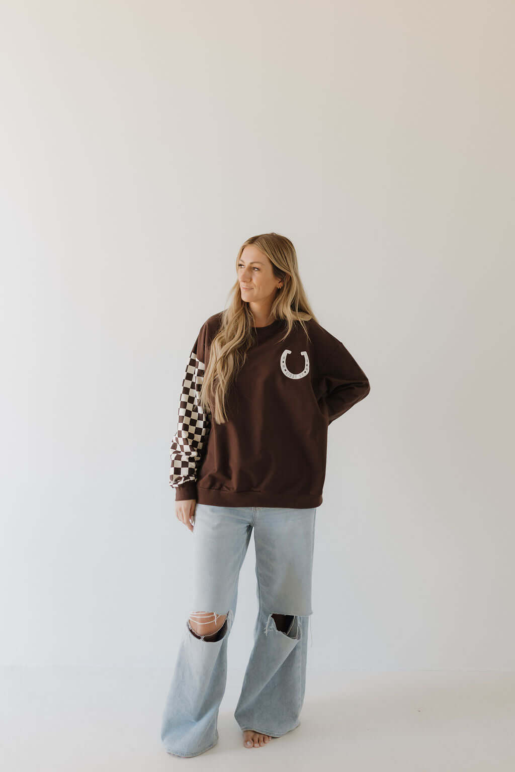 Giddy Up | Adult Sweatshirt | Milk & Baby