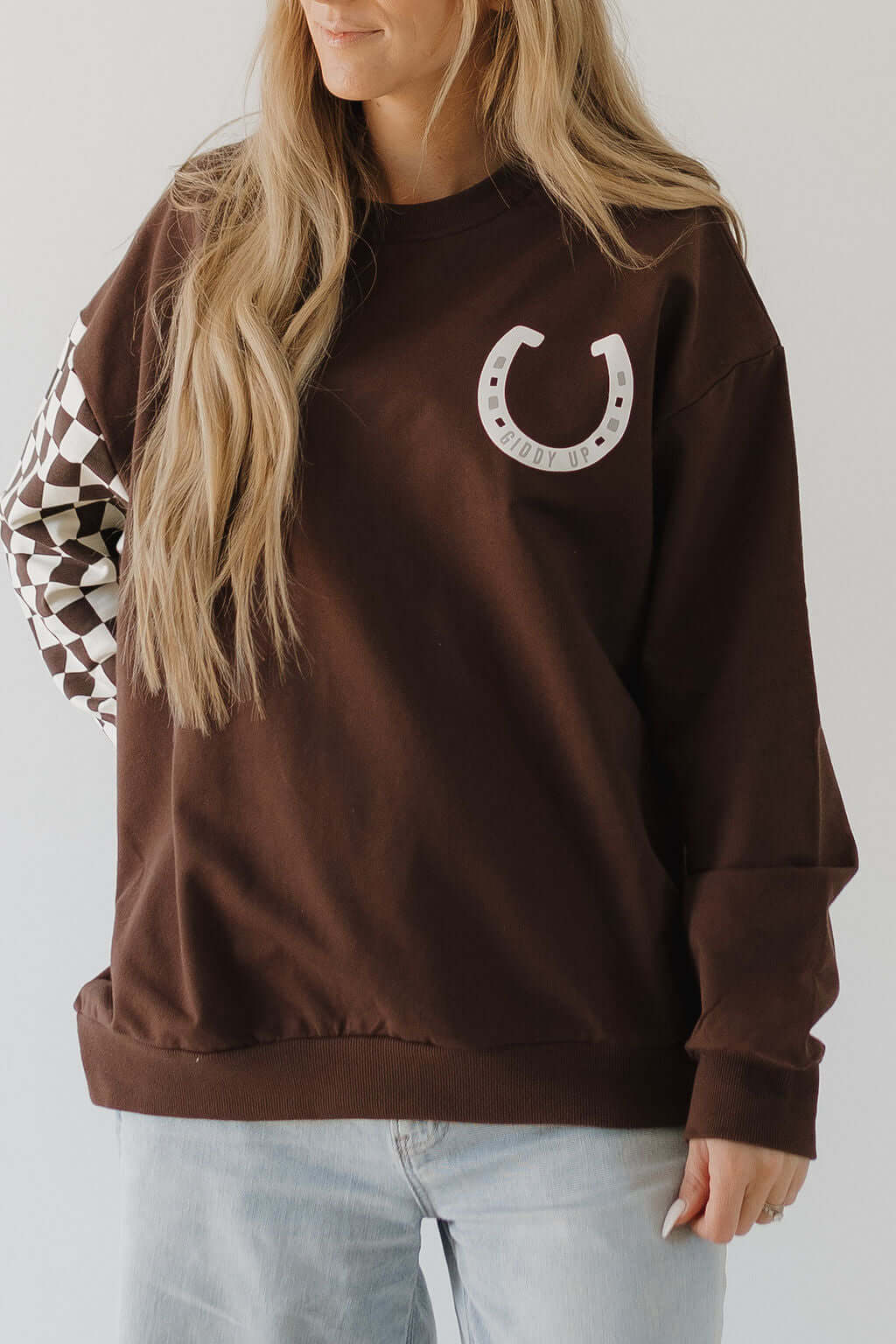 Giddy Up | Adult Sweatshirt | Milk & Baby