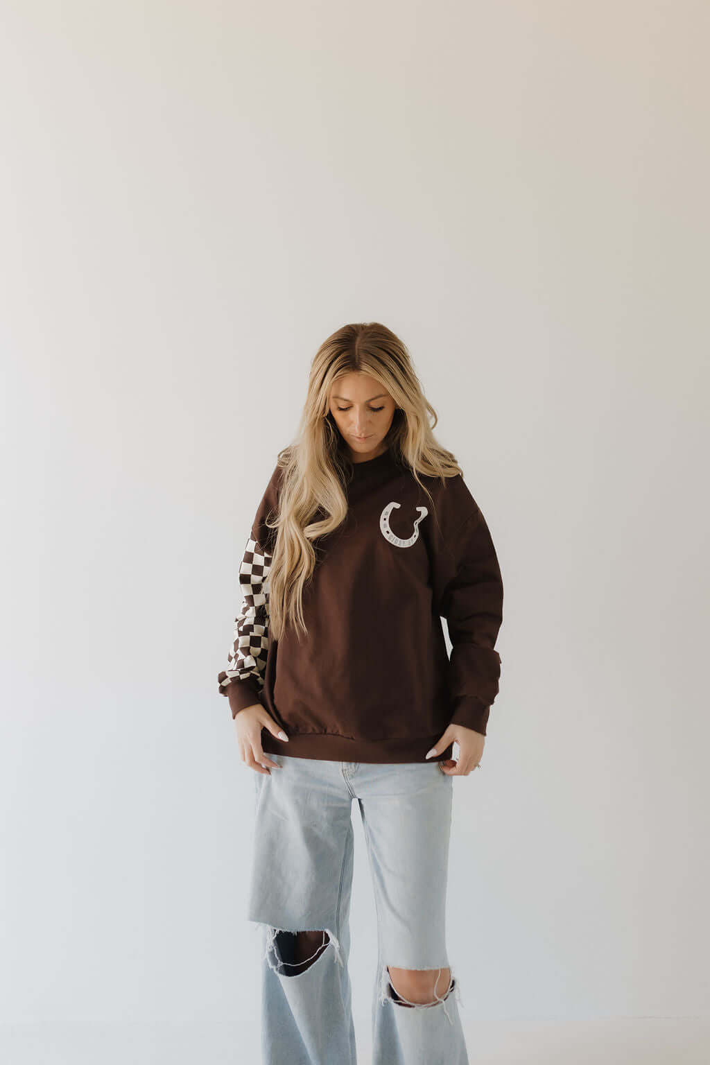 Giddy Up | Adult Sweatshirt | Milk & Baby