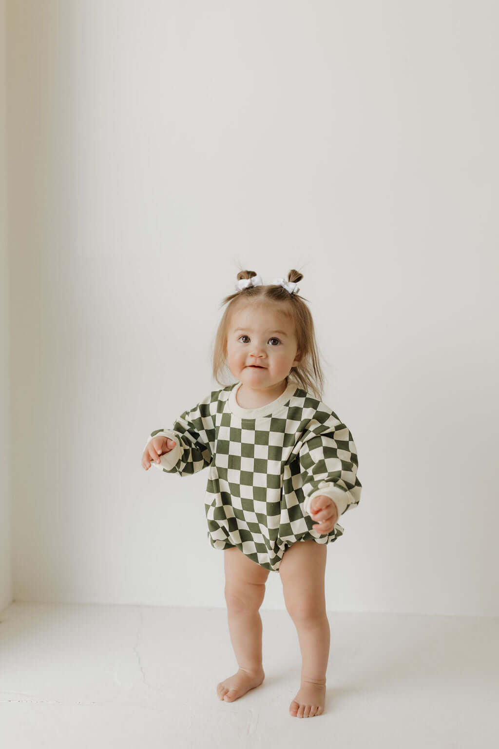 Lucky | Sweatshirt Romper | Milk & Baby