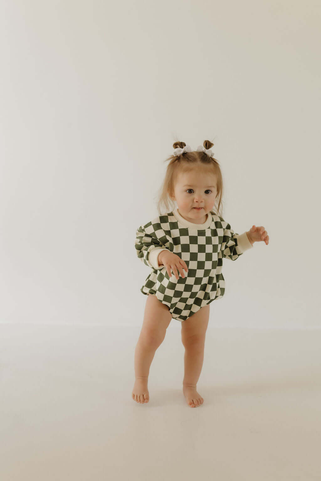 Lucky | Sweatshirt Romper | Milk & Baby