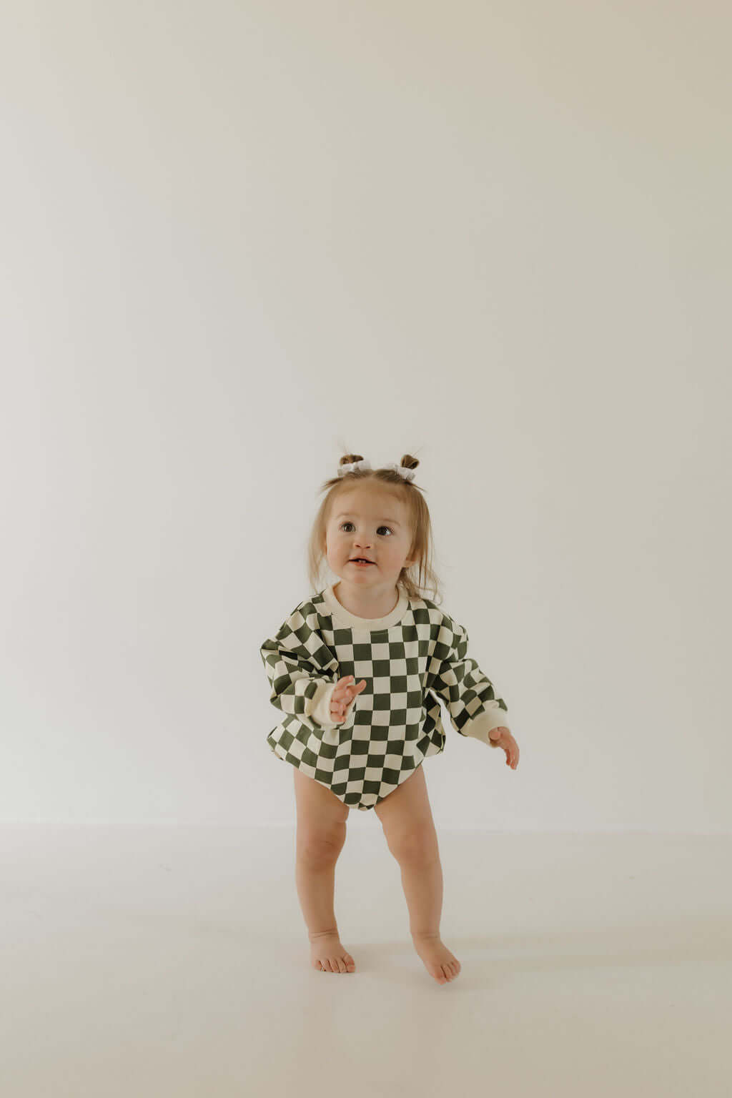 Lucky | Sweatshirt Romper | Milk & Baby