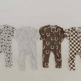 Howdy | Bamboo Zip Pajamas | Milk & Baby