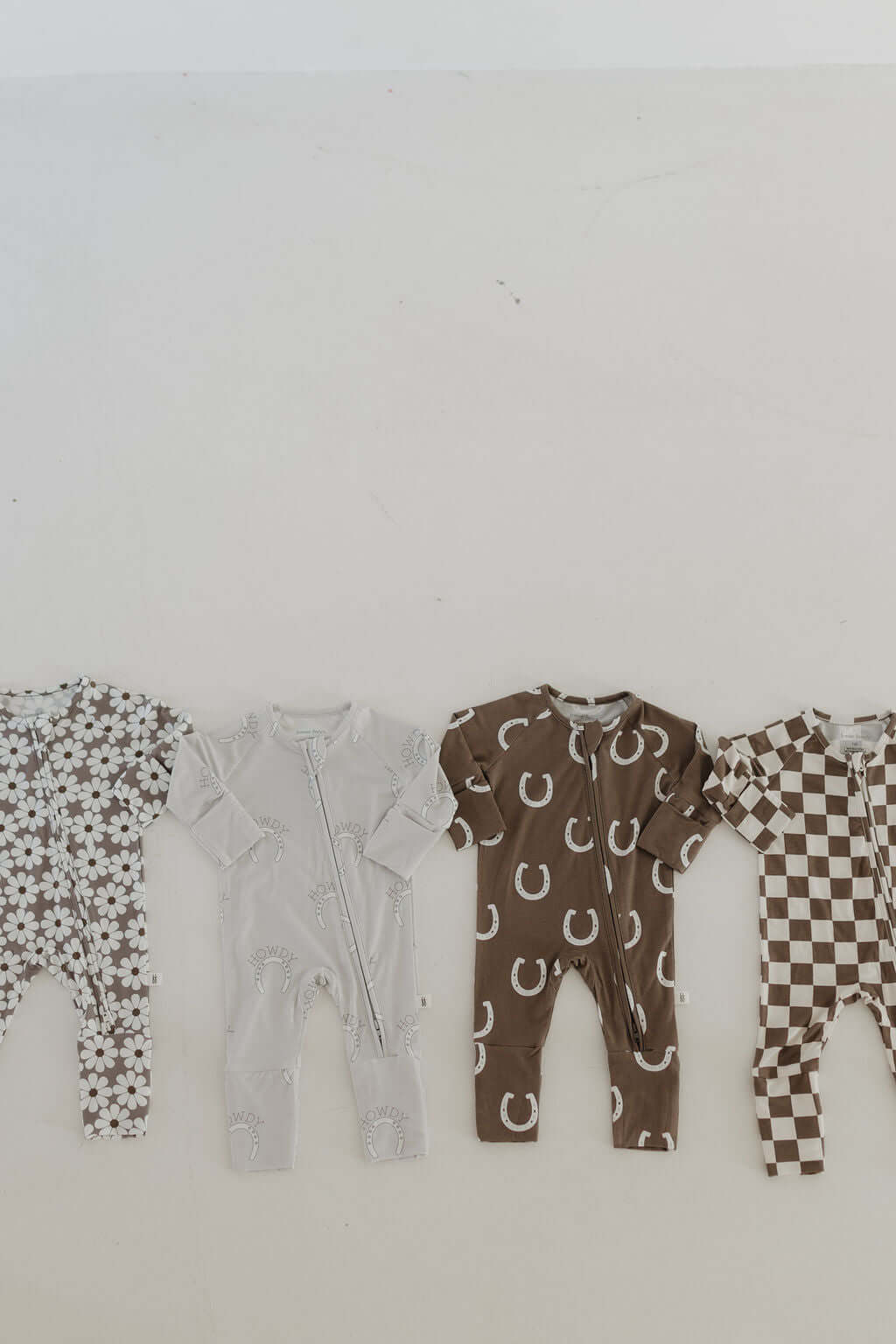 Howdy | Bamboo Zip Pajamas | Milk & Baby