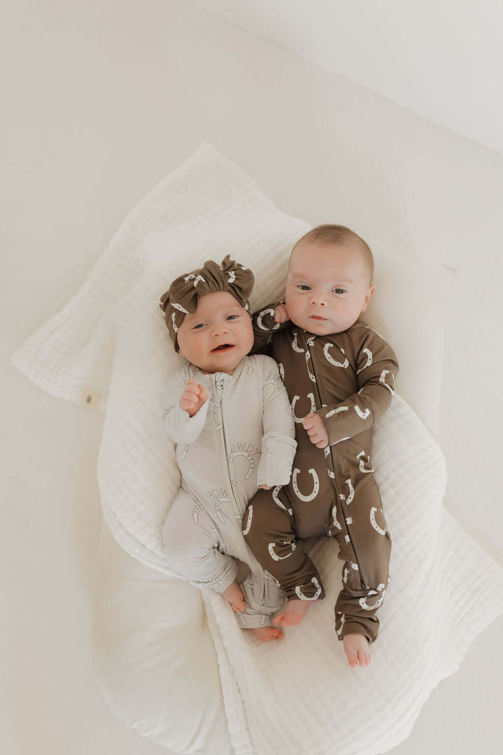 Howdy | Bamboo Zip Pajamas | Milk & Baby