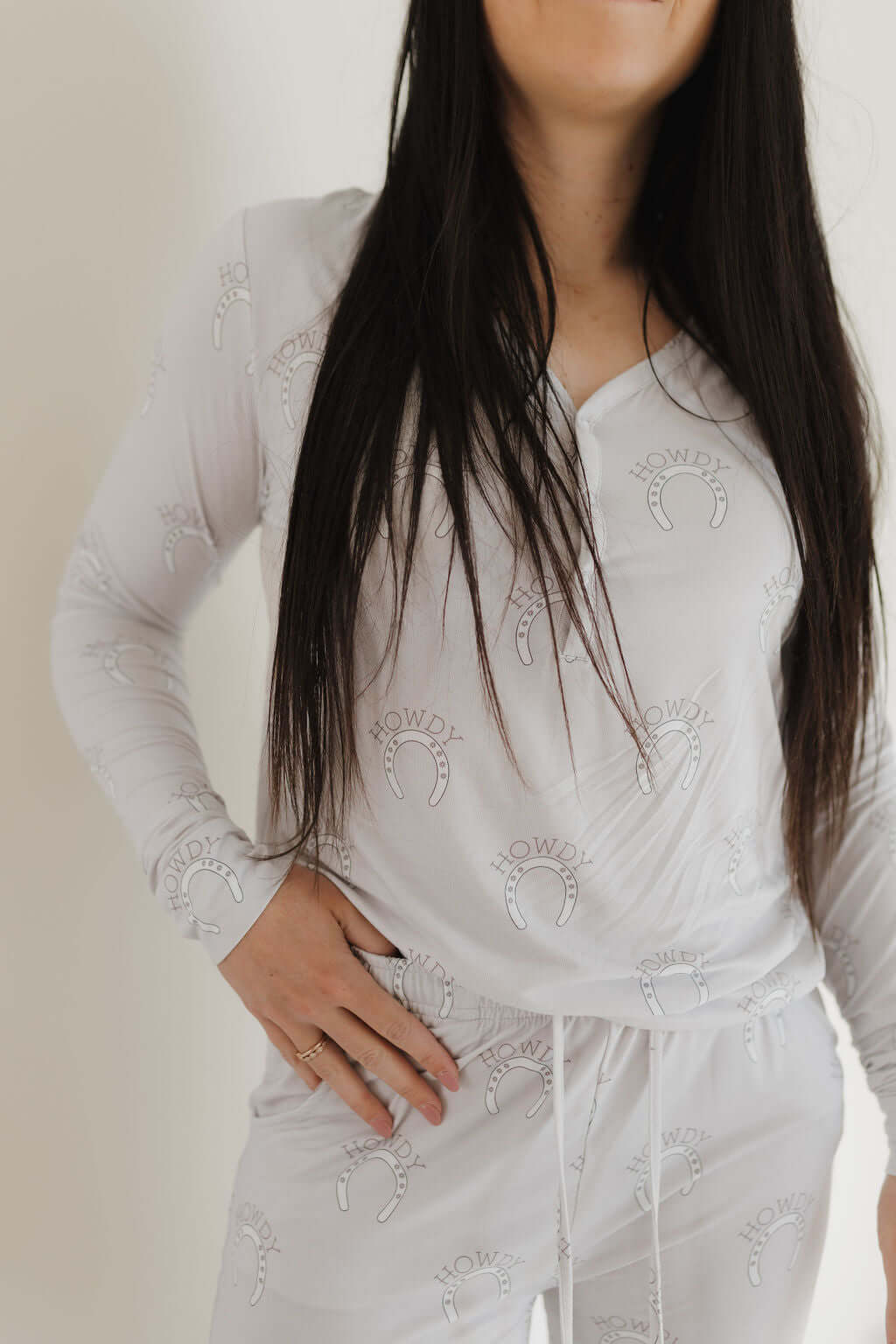 Howdy | Women's Bamboo Pajama | Milk & Baby