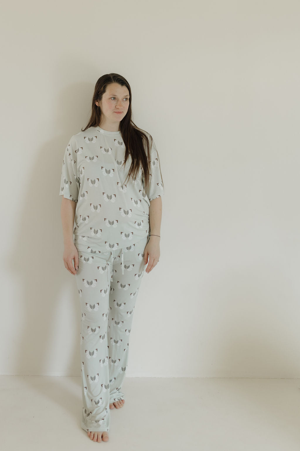 Butterflies | Short Sleeve Women's Bamboo Pajamas | Milk & Baby