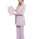 Lavender | Mommy Pajamas & Baby Set Milk & Baby